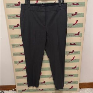 Theory Women's Charcoal Cropped Pants